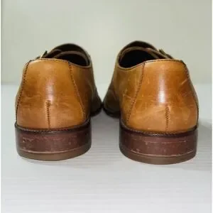 Cole Haan Williams Monk Strap Shoes Sz 9D Brown Leather Apron Toe Classic Dress Cole Haan | Shoes | Cole Haan Williams Single Monk Strap Tan  main image 2